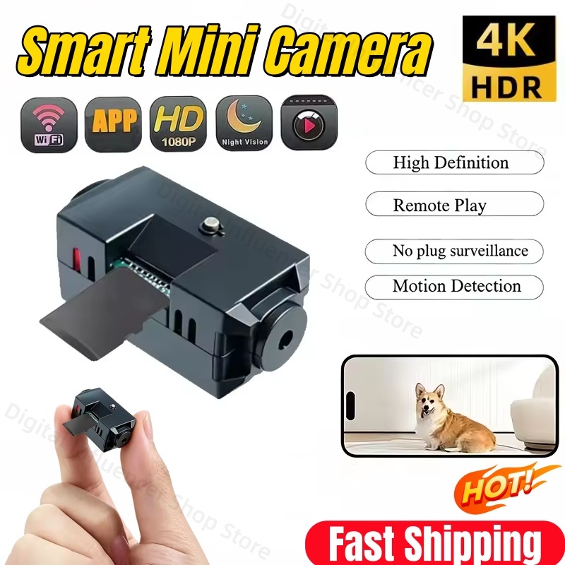 Hidden Camera Clock - New 1080P Mini Wireless Night Vision