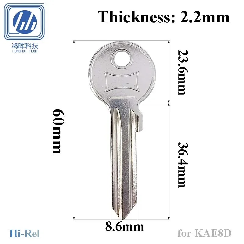 Home Security For Doors - 5-100Pcs for Kale KAE8D Blank Key