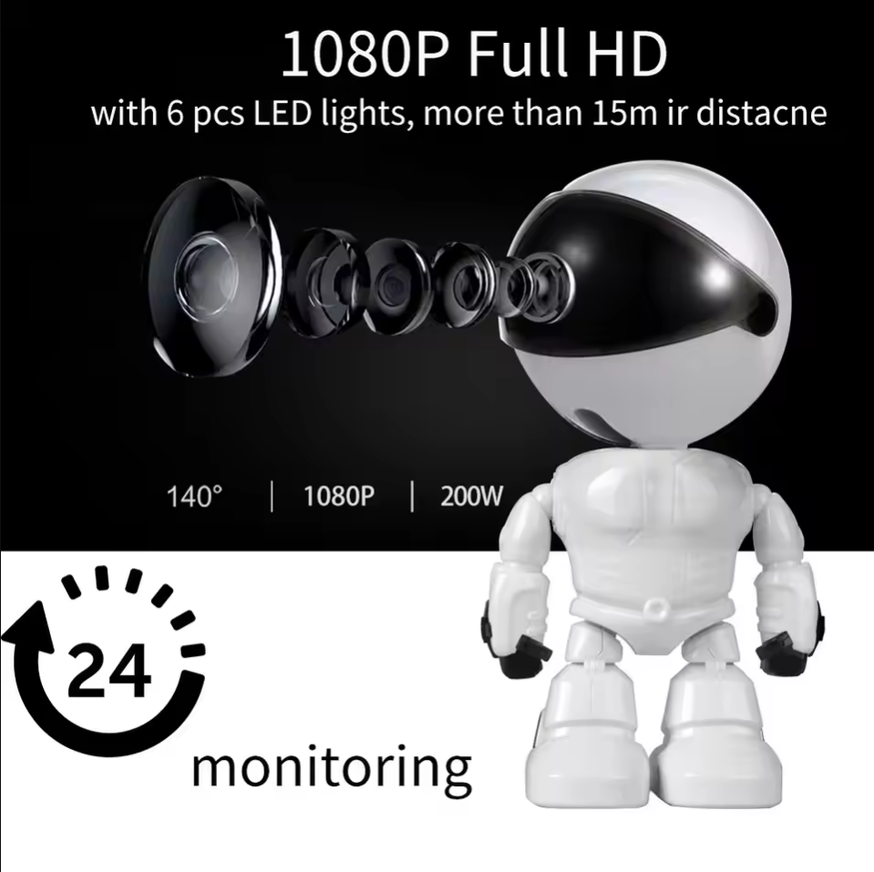 Smart Robot WiFi IP Camera 108 - Home Security Robot 评论和价格