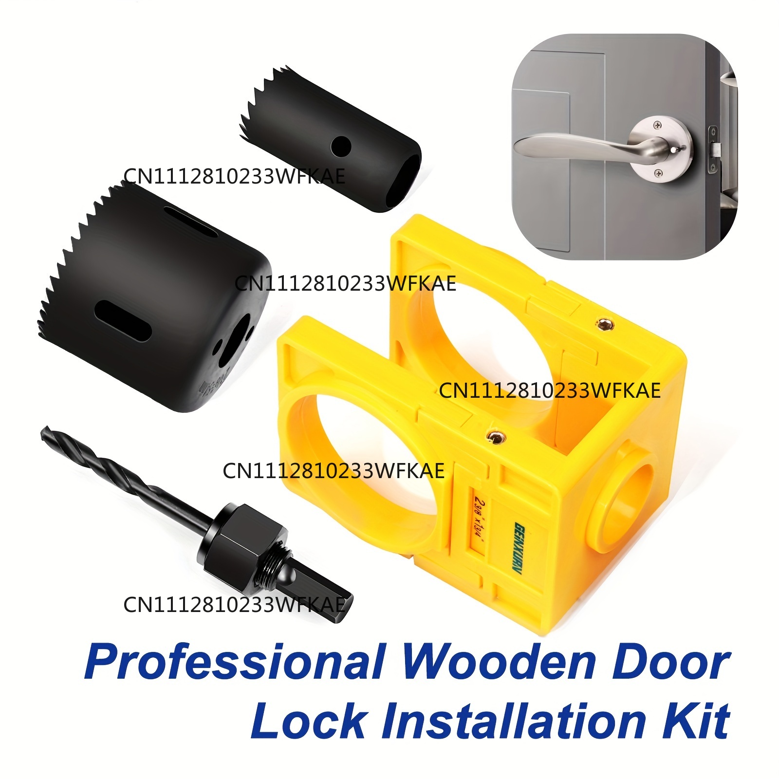Professional Wood Door Lock Ki - Home Security Kit 评论和价格
