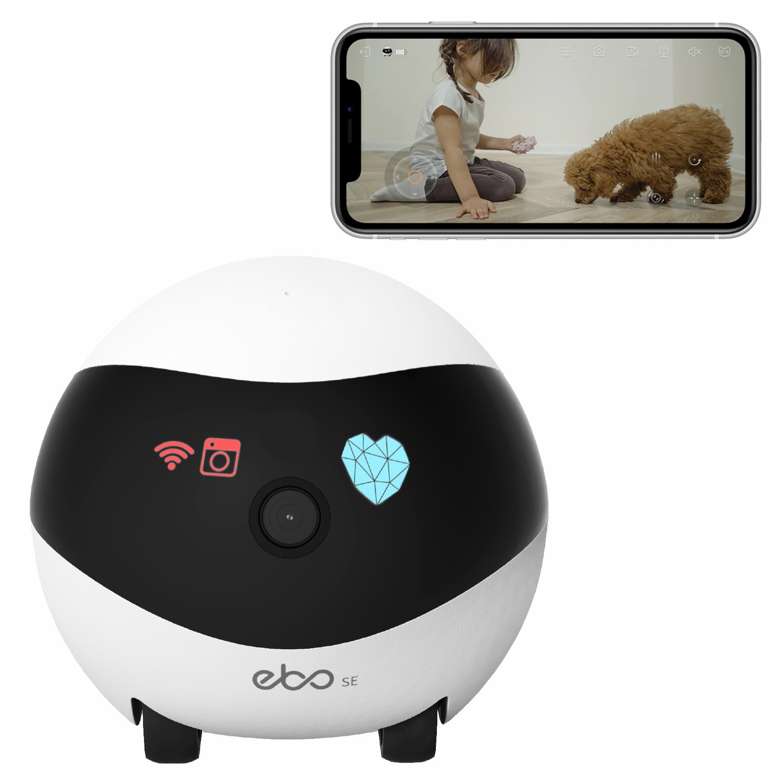 EBO SE Smart Home Robot Compan - Home Security Robot 评论和价格