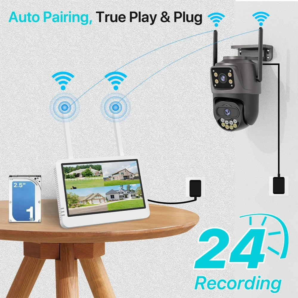5MP WiFi Security 8CH NVR Kit  - Home Security Kit 评论和价格