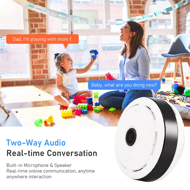 V380 Pro Wifi Panorama Camera  - Hidden Camera Clock 评论和价格