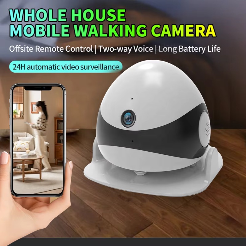 Wireless 2K HD Mobile Pet Comp - Home Security Robot 评论和价格