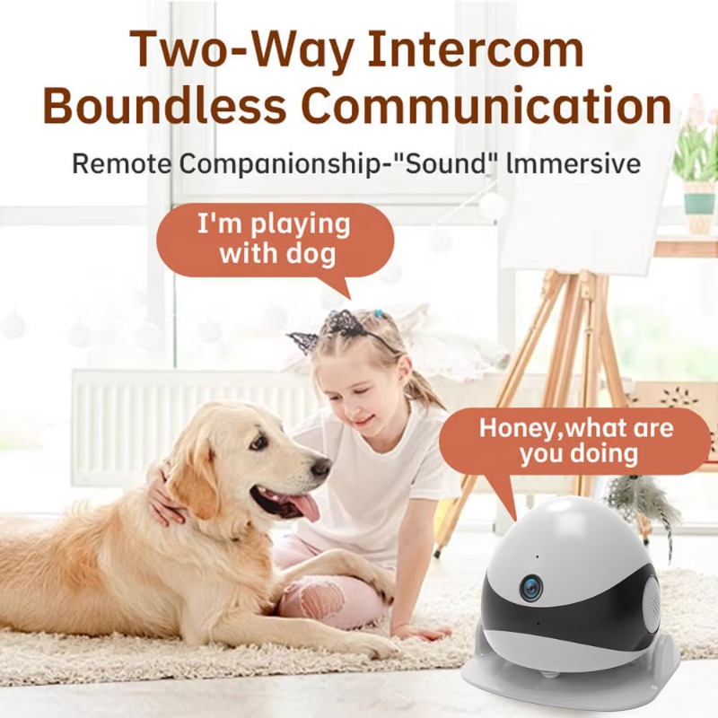 Wireless 2K HD Mobile Pet Comp - Home Security Robot 评论和价格