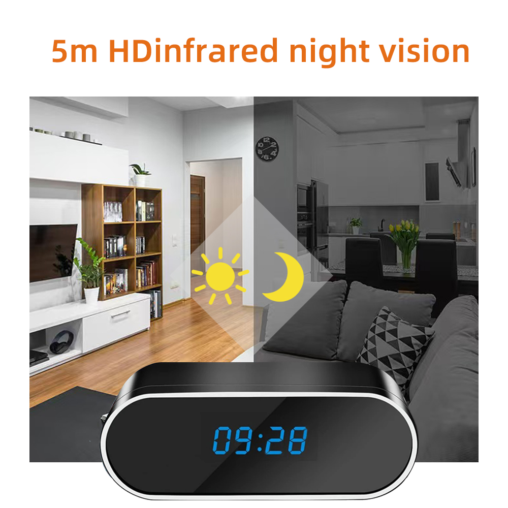 Fully Upgraded and Improved WI - Hidden Camera Clock 评论和价格