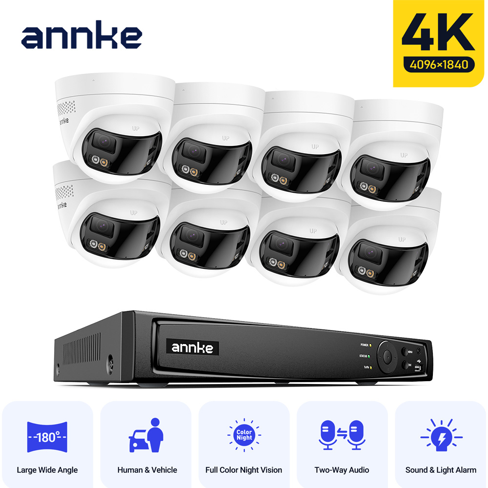 ANNKE 4K Outdoor Video Securit - Home Security Camera System 评论和价格