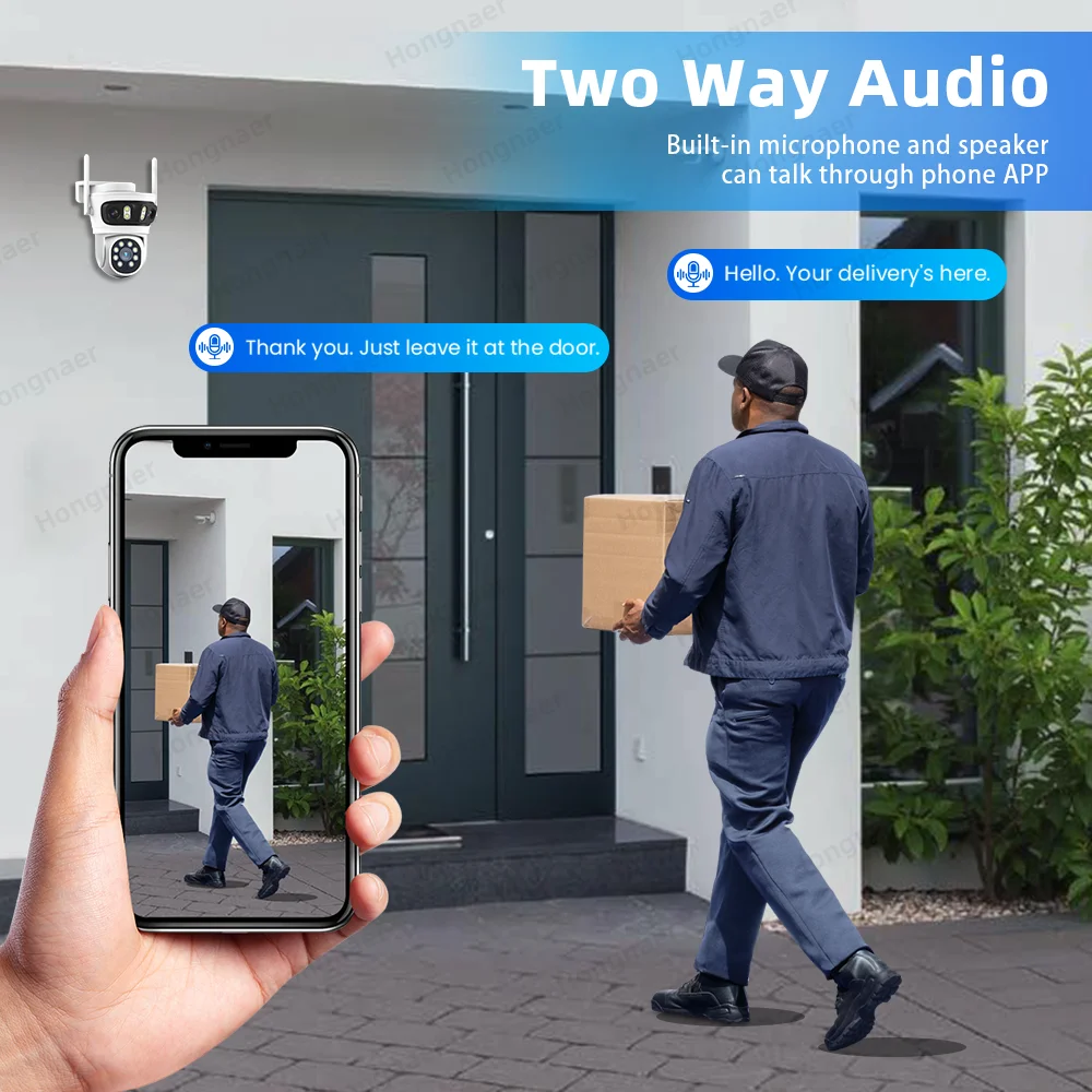2026 Hongnaer 6MP 4CH 3 Lens 2 - Home Security Kit 评论和价格
