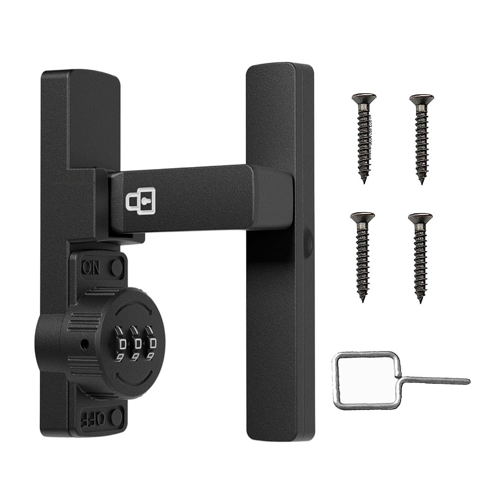 Security Barn Door Lock 3-Digi - Home Security For Doors 评论和价格