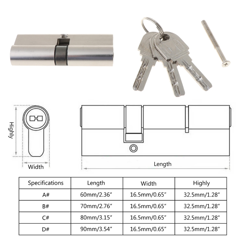 Keyed Entry Door Lock Cylinder - Home Security For Doors 评论和价格