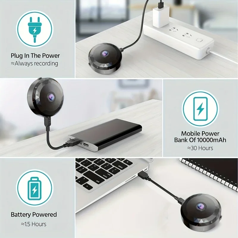 4K Mini WiFi Camera Wireless S - Hidden Camera Clock 评论和价格