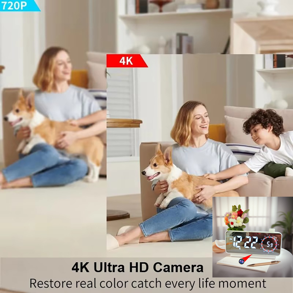 Newly Upgraded 1080P HD WiFi M - Hidden Camera Clock 评论和价格