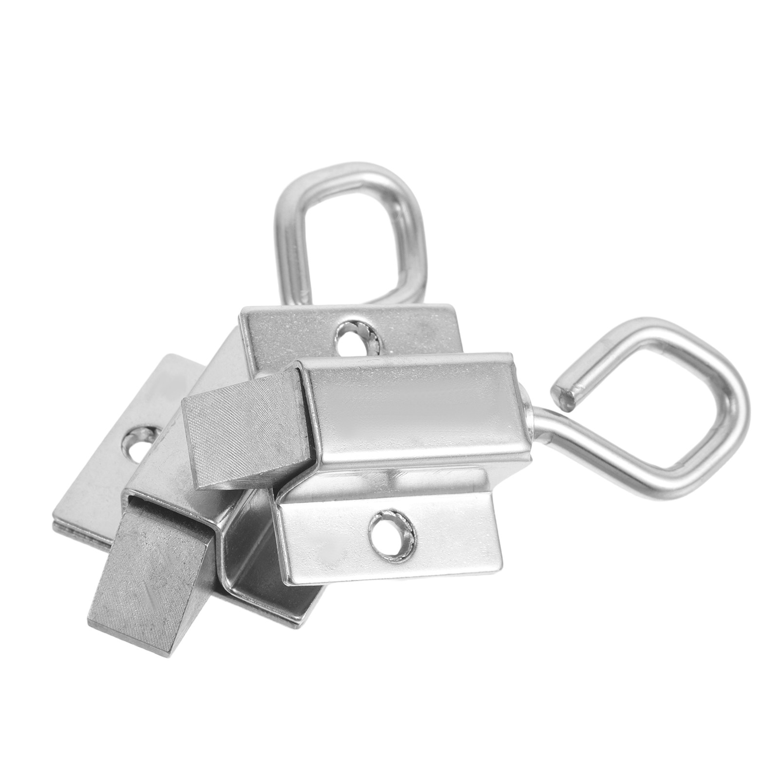 2Pcs Stainless Steel Slide Gat - Home Security For Doors 评论和价格