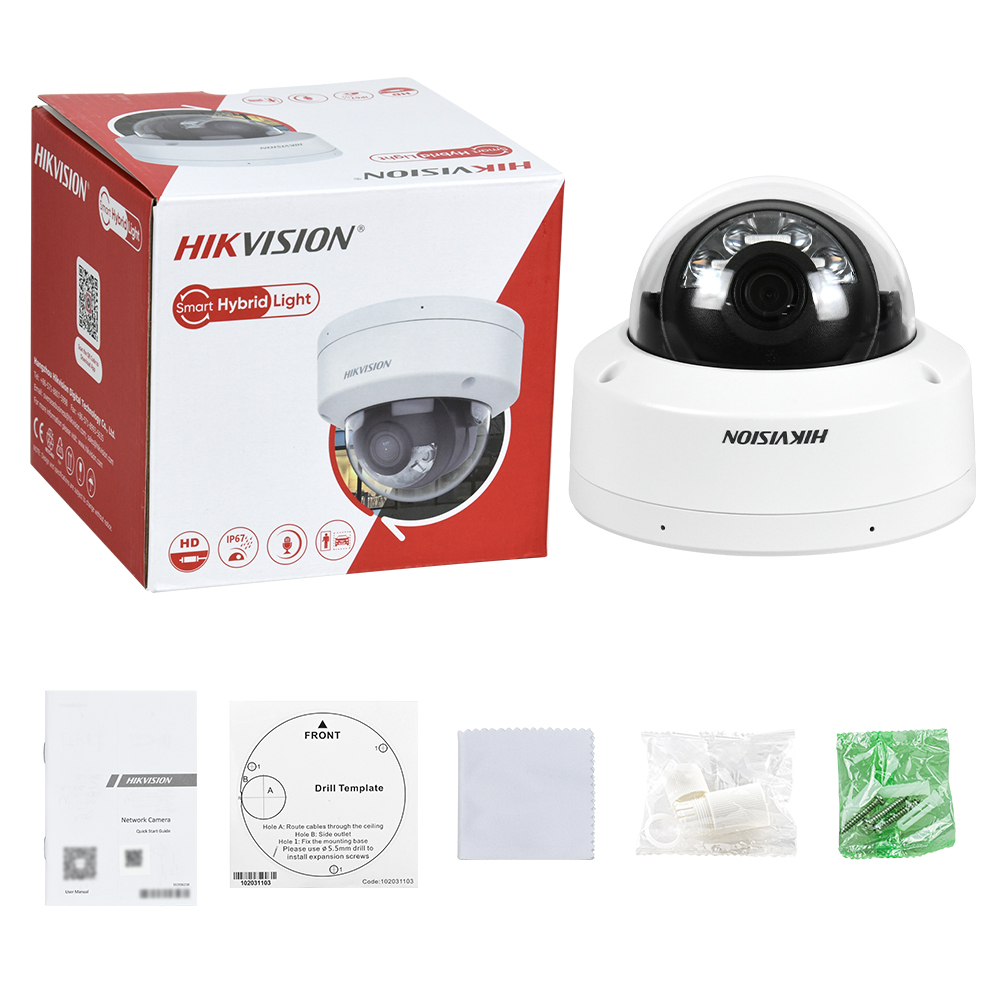 Hikvison H.265+ 8MP POE IP Sec - Home Security System Hikvision 评论和价格