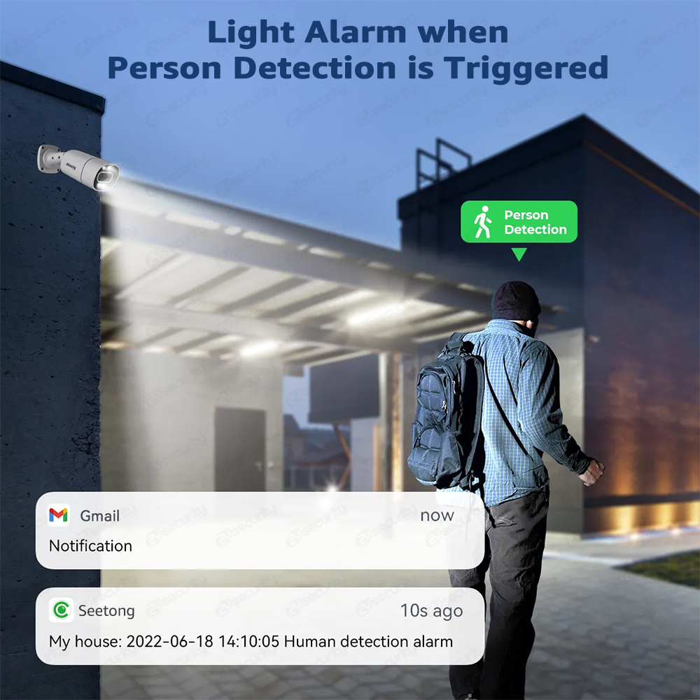 4K PoE Security Camera System  - Home Security Kit 评论和价格