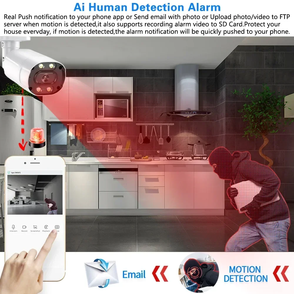 4K AHD DVR Home Security Kit 8 - Home Security Kit 评论和价格