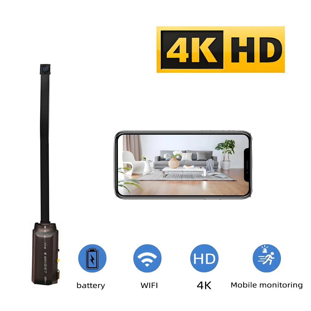Upgraded Version, 4K HD Mini W - Hidden Camera Clock 评论和价格